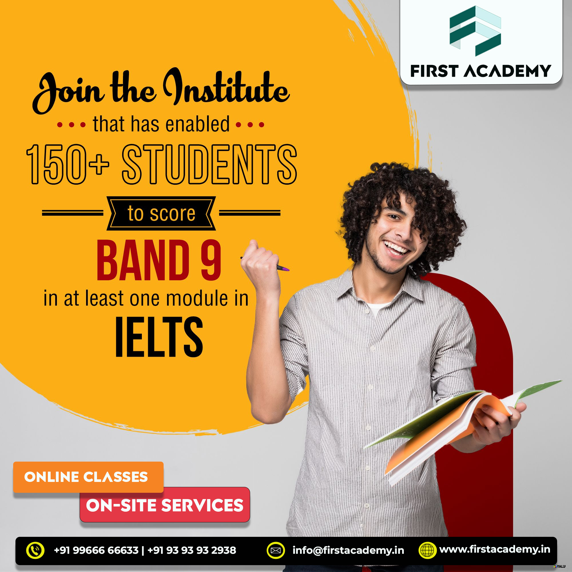 First Academy: Best IELTS | GRE | TOEFL Coaching | Training Institute in Hyderabad  Image