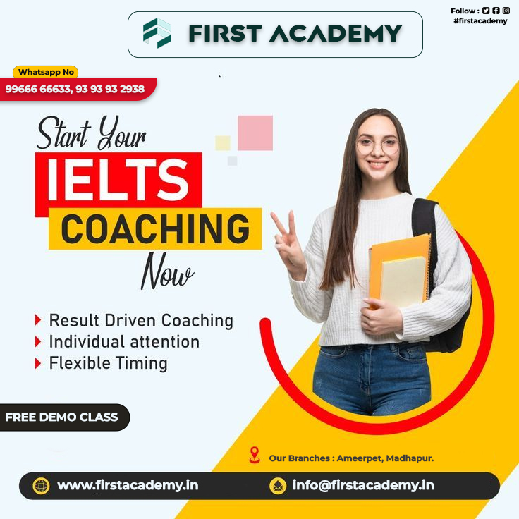 First Academy: Best IELTS | GRE | TOEFL Coaching | Training Institute in Hyderabad  Image