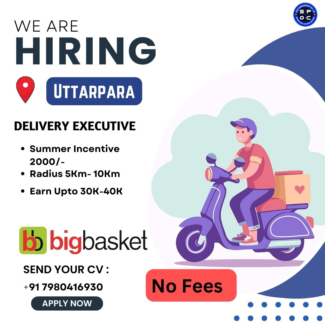 Urgent Hiring In Delivery Executive bigbasket in only hydeabad Image